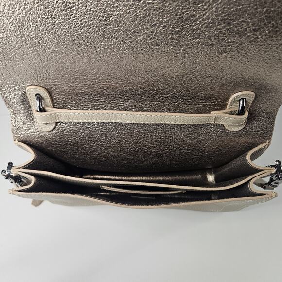 BOTKIER Leather Crossbody Valentina Flap Bag Color Wheat NWOT - Picture 10 of 16